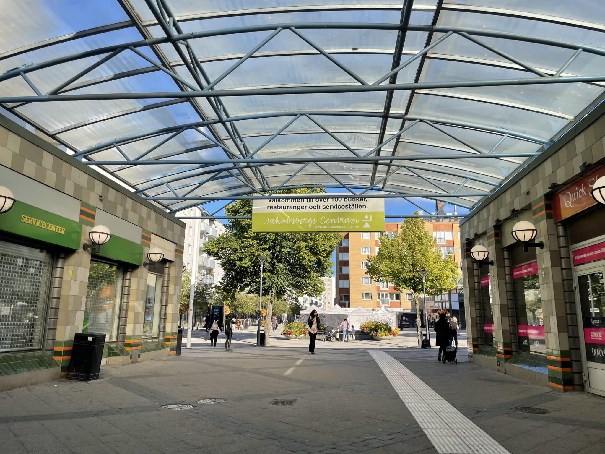 Jakobsberg centrum entré